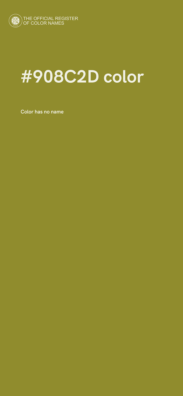 #908C2D color image