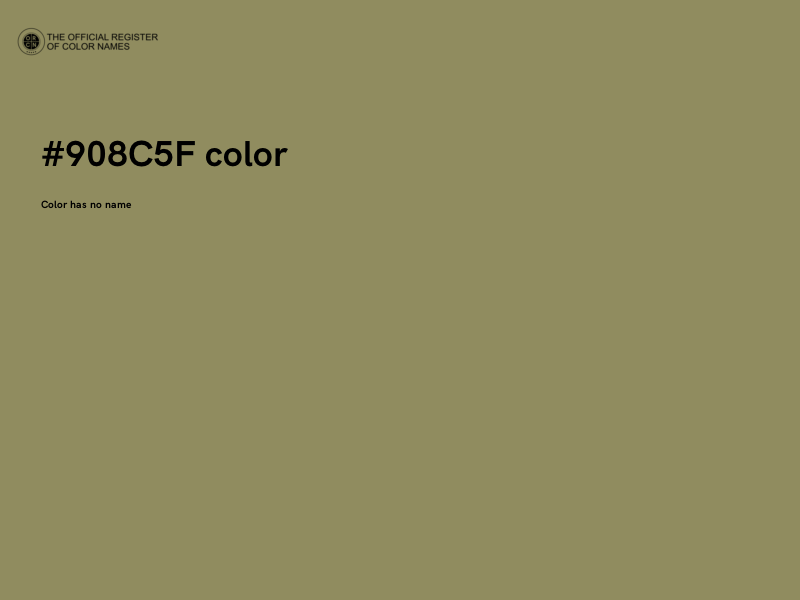 #908C5F color image