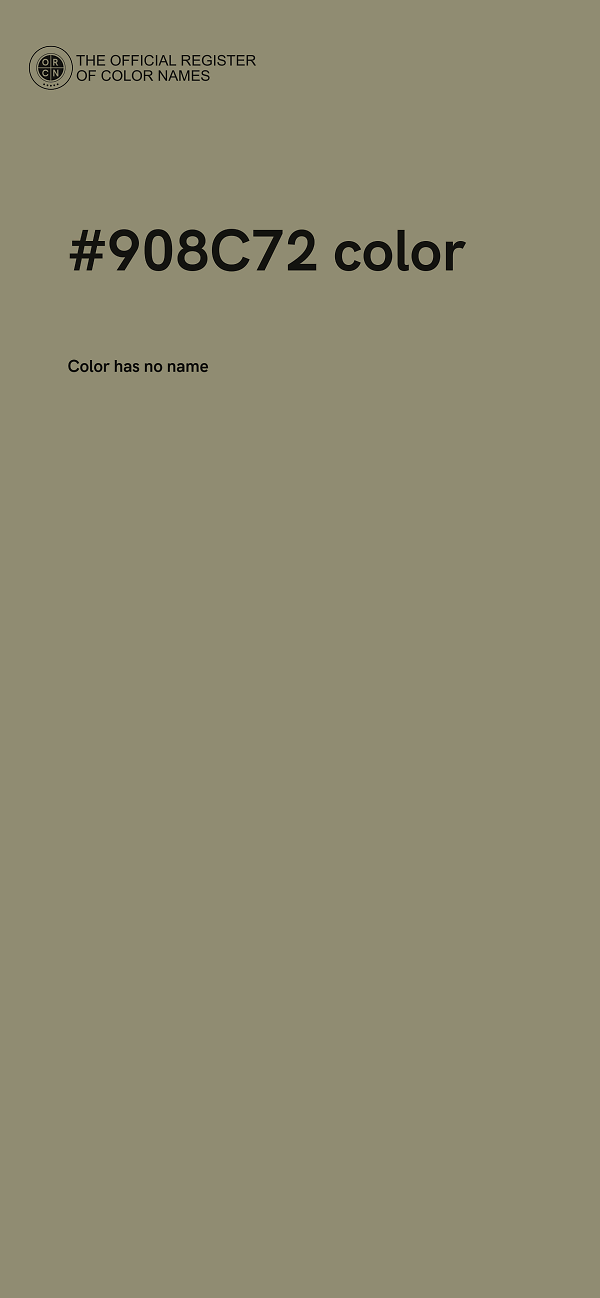 #908C72 color image