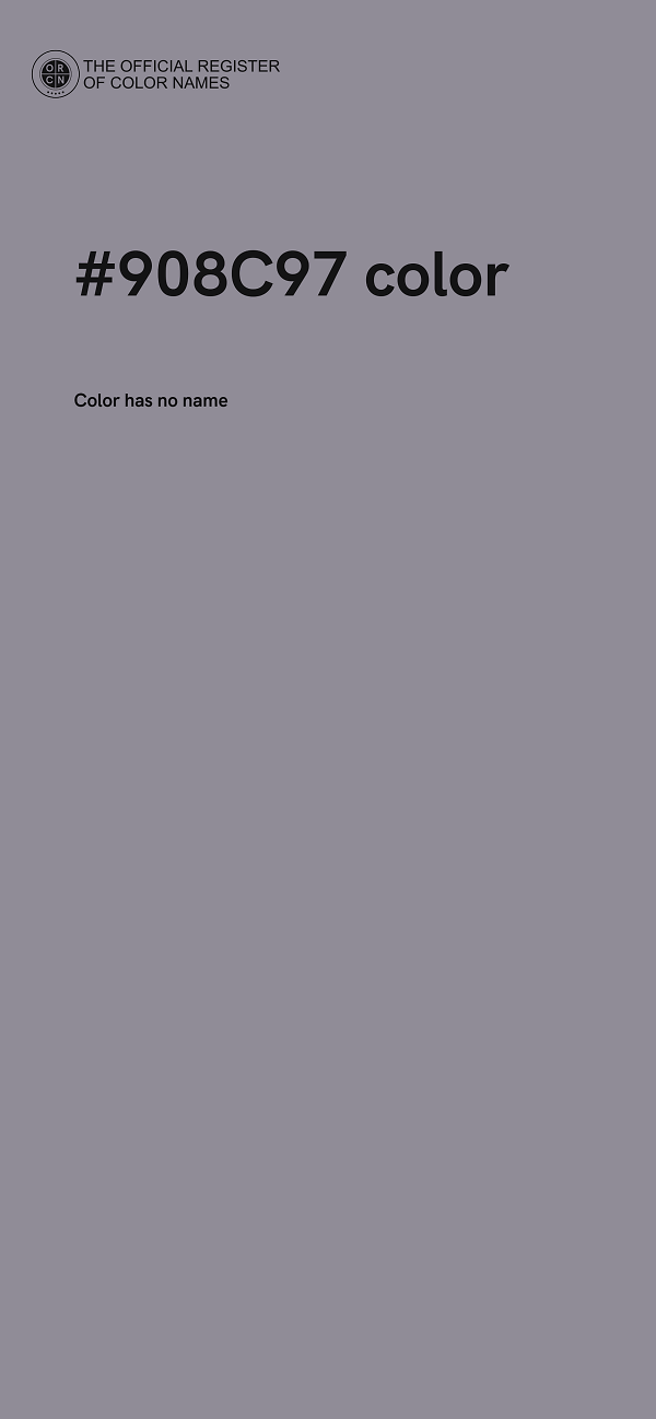 #908C97 color image