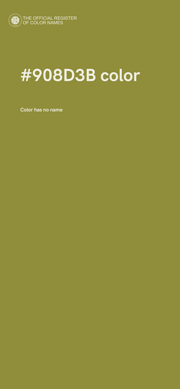 #908D3B color image