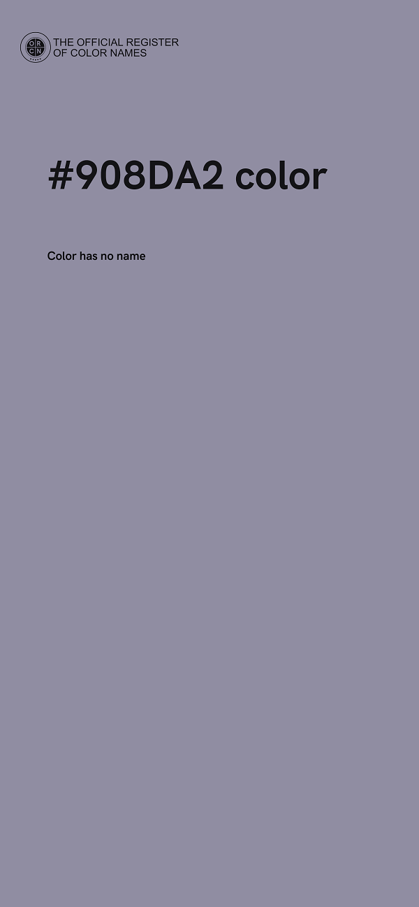 #908DA2 color image