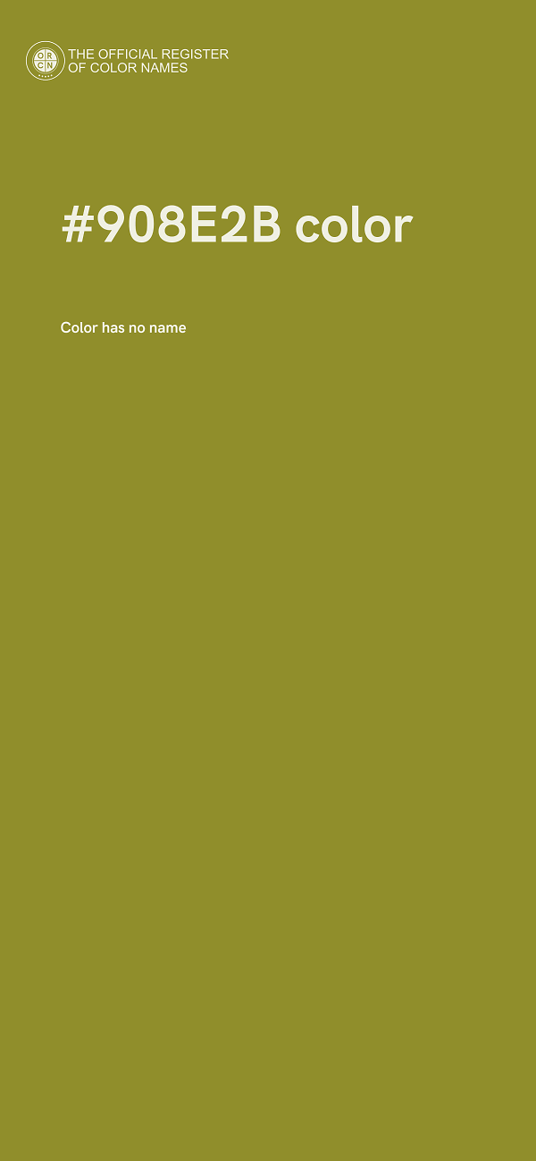 #908E2B color image