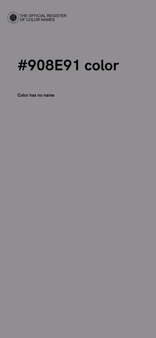 #908E91 color image