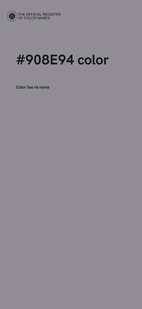 #908E94 color image