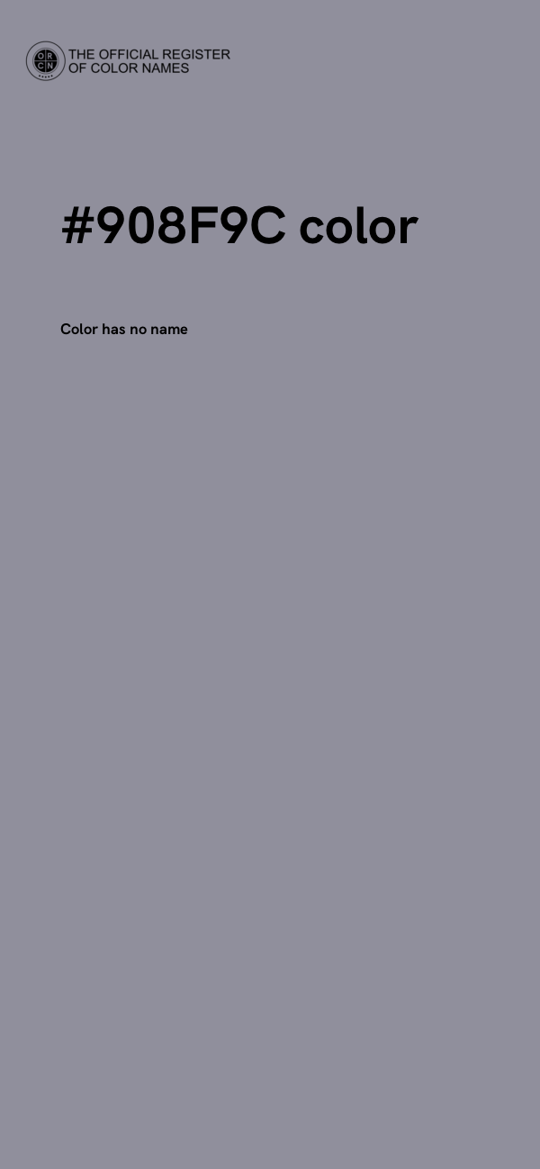 #908F9C color image