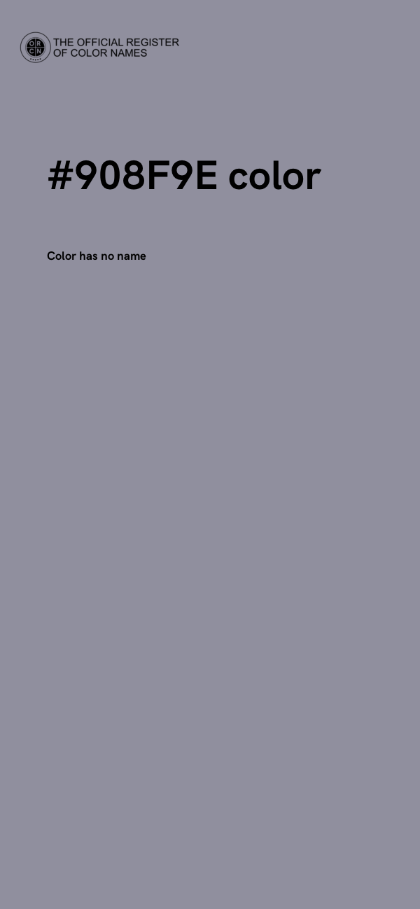 #908F9E color image