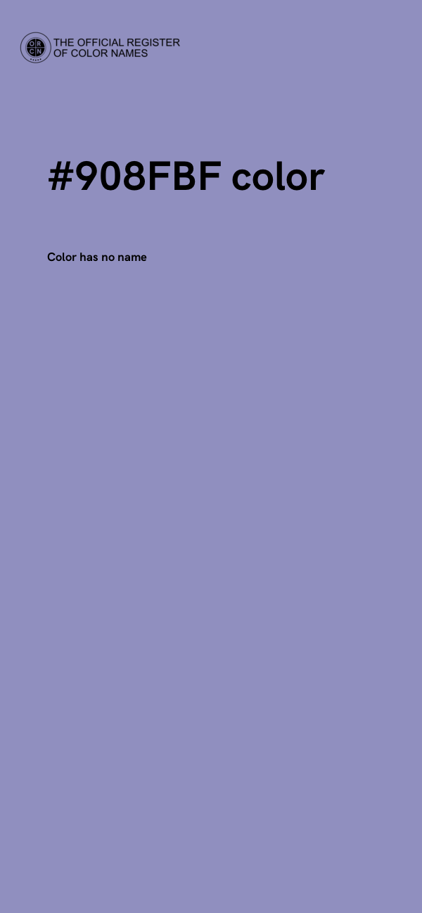 #908FBF color image