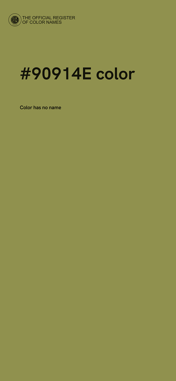 #90914E color image