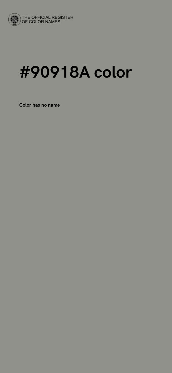 #90918A color image
