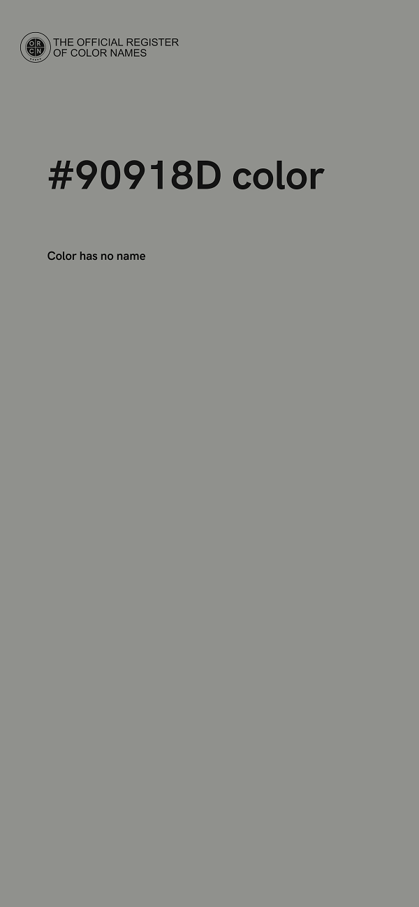 #90918D color image