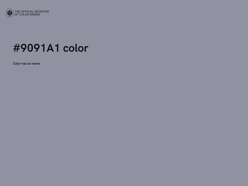 #9091A1 color image