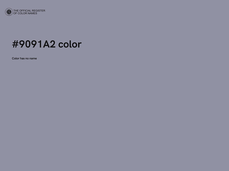 #9091A2 color image