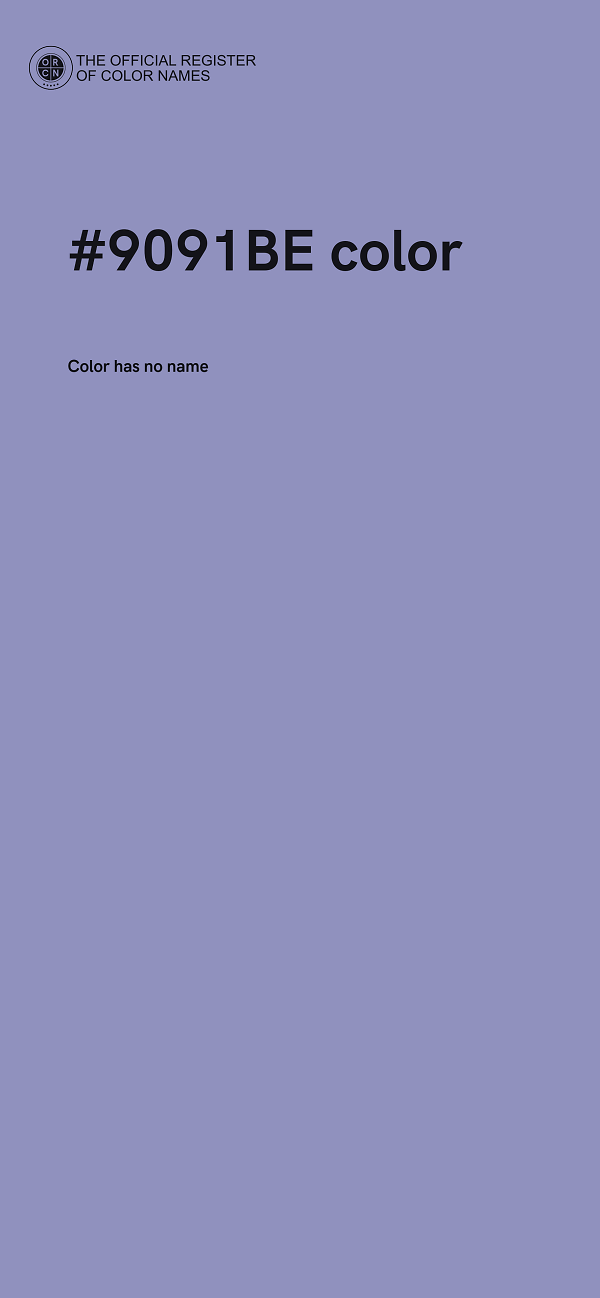 #9091BE color image