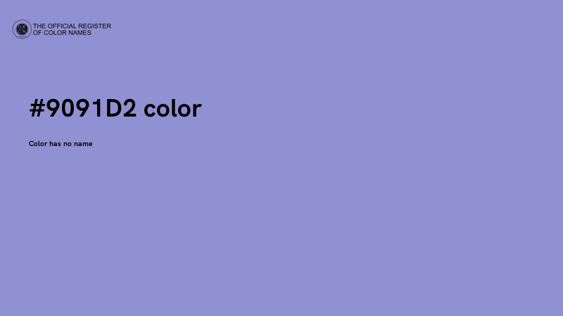 #9091D2 color image