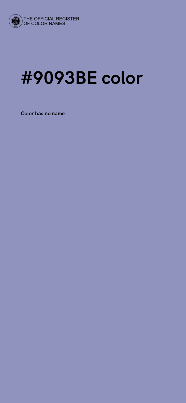 #9093BE color image