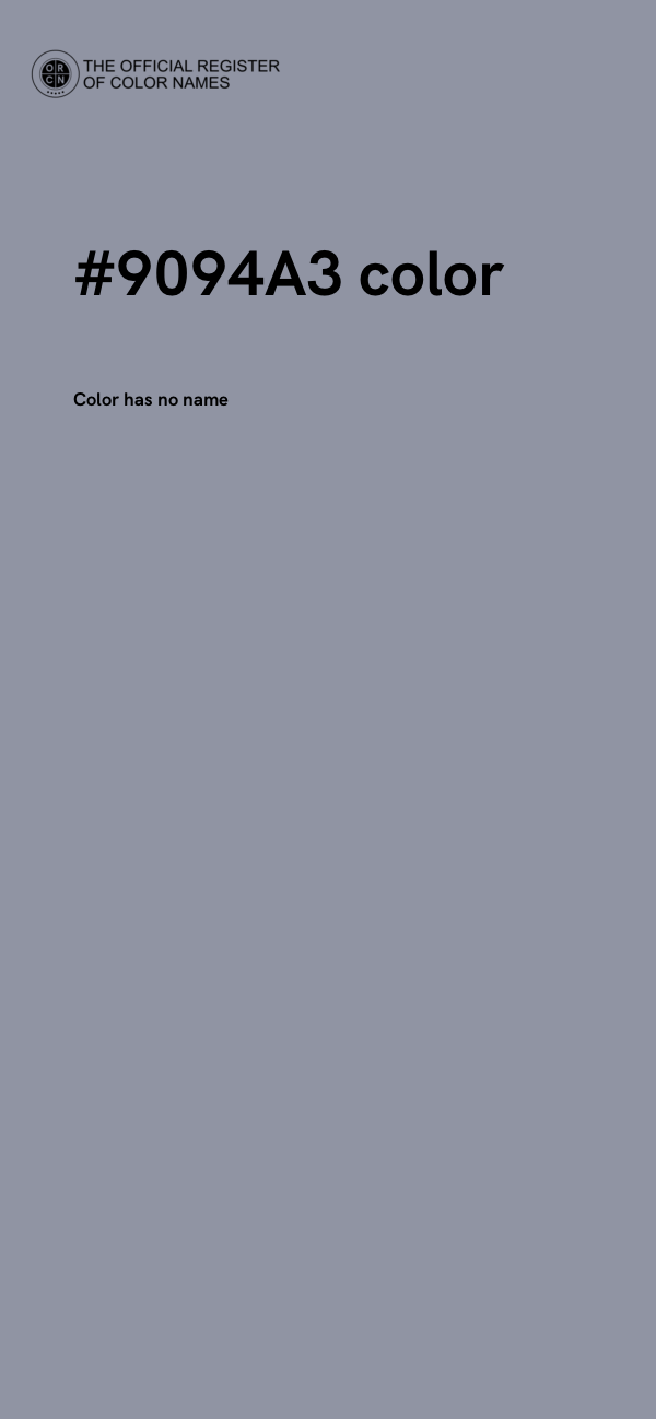 #9094A3 color image