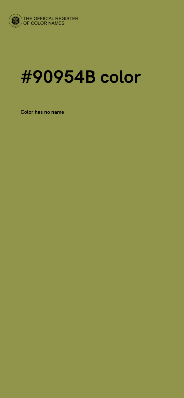 #90954B color image