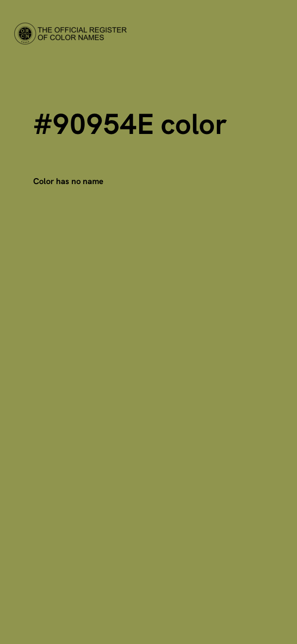 #90954E color image