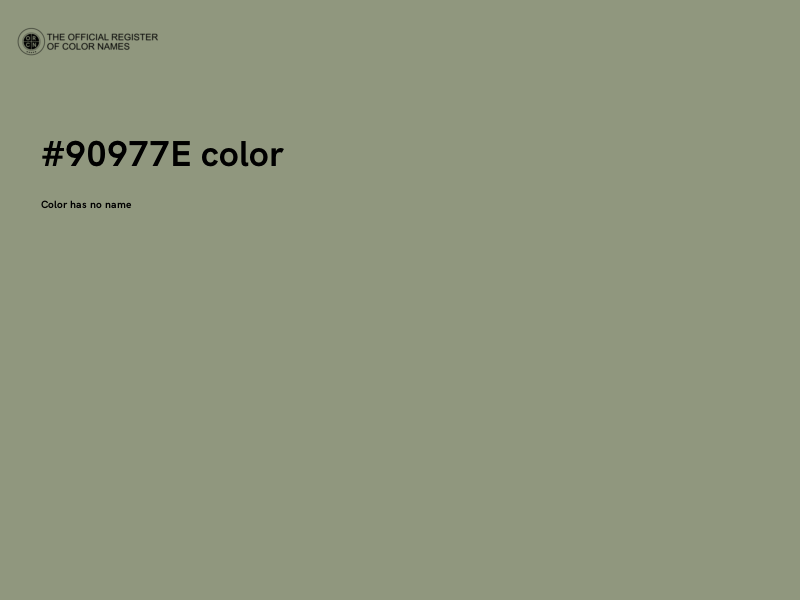 #90977E color image
