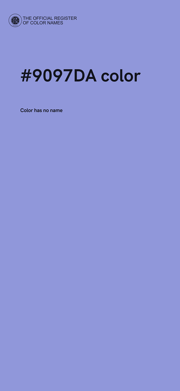 #9097DA color image