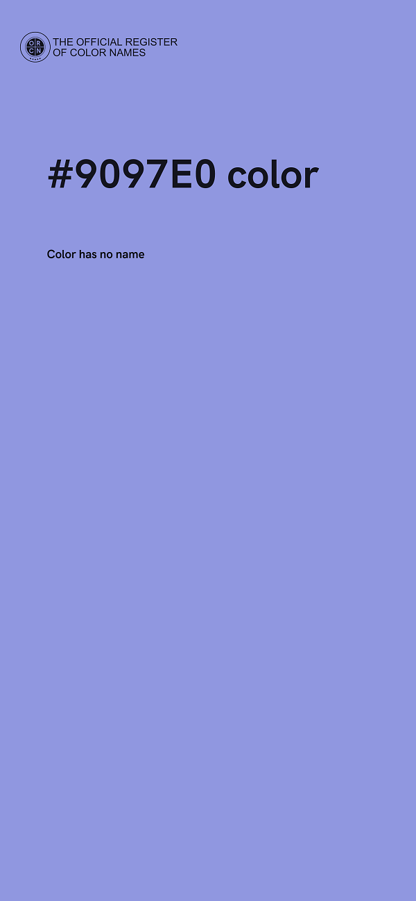 #9097E0 color image
