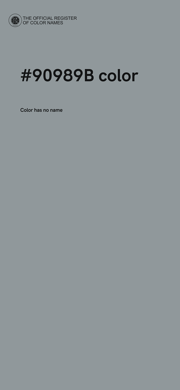 #90989B color image