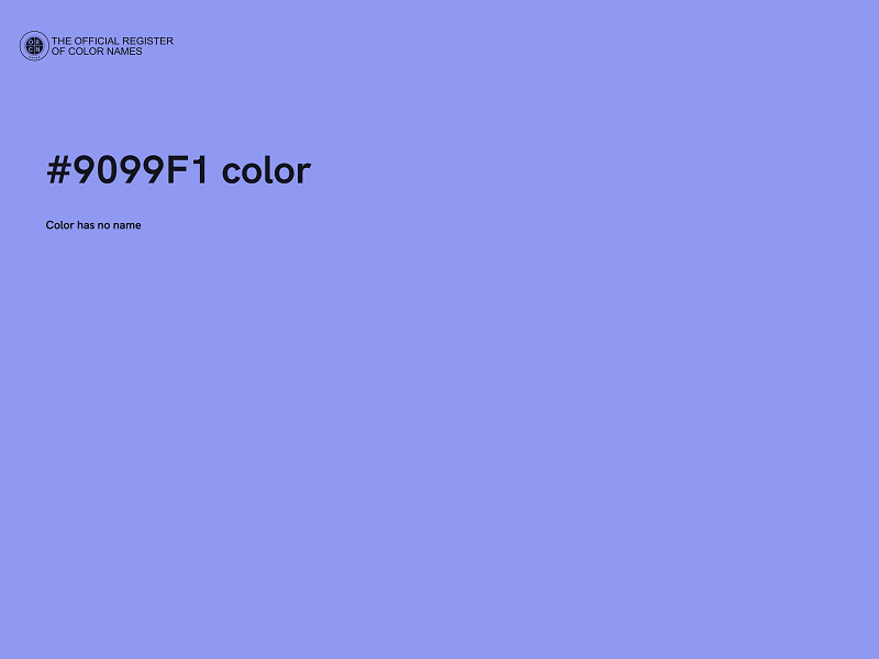 #9099F1 color image