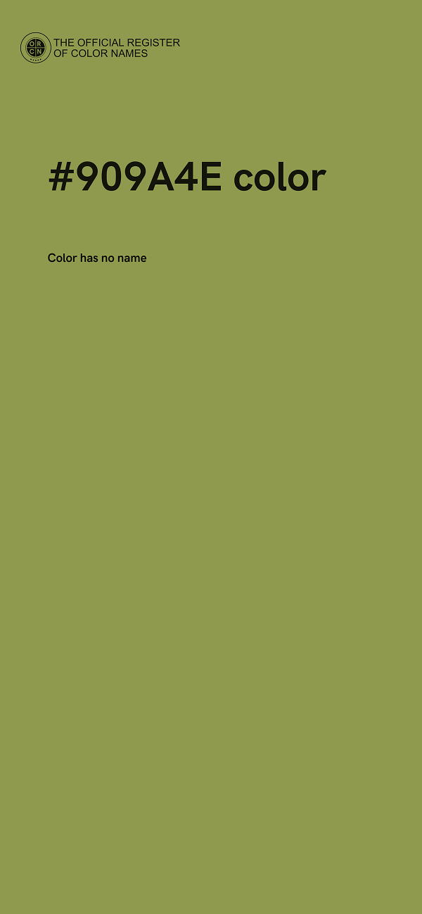 #909A4E color image