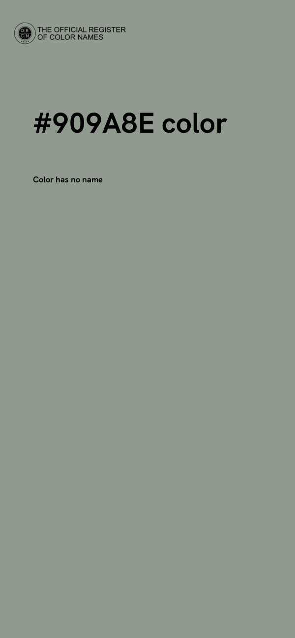#909A8E color image