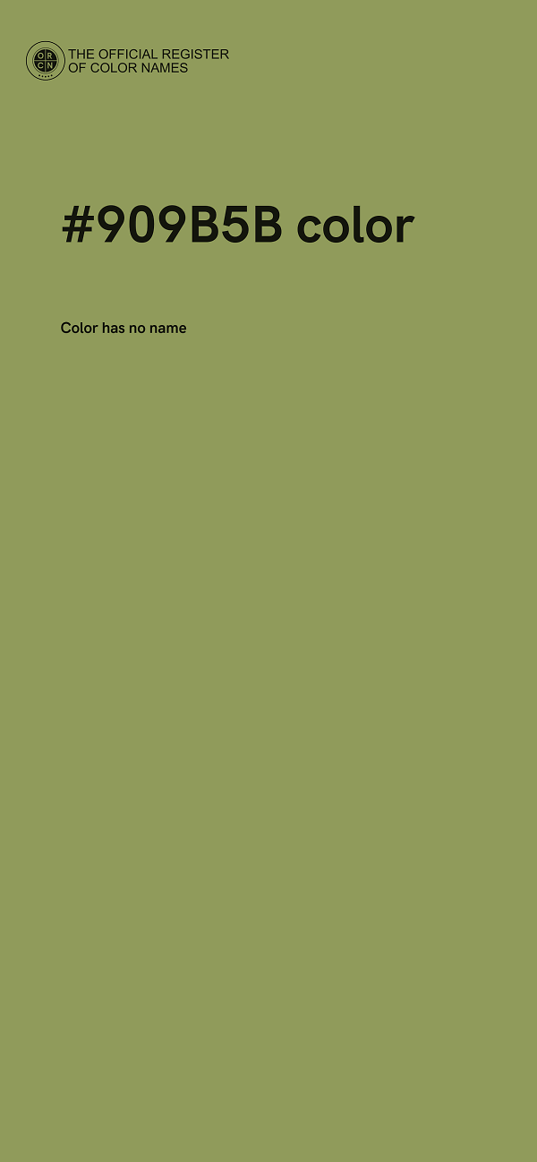 #909B5B color image