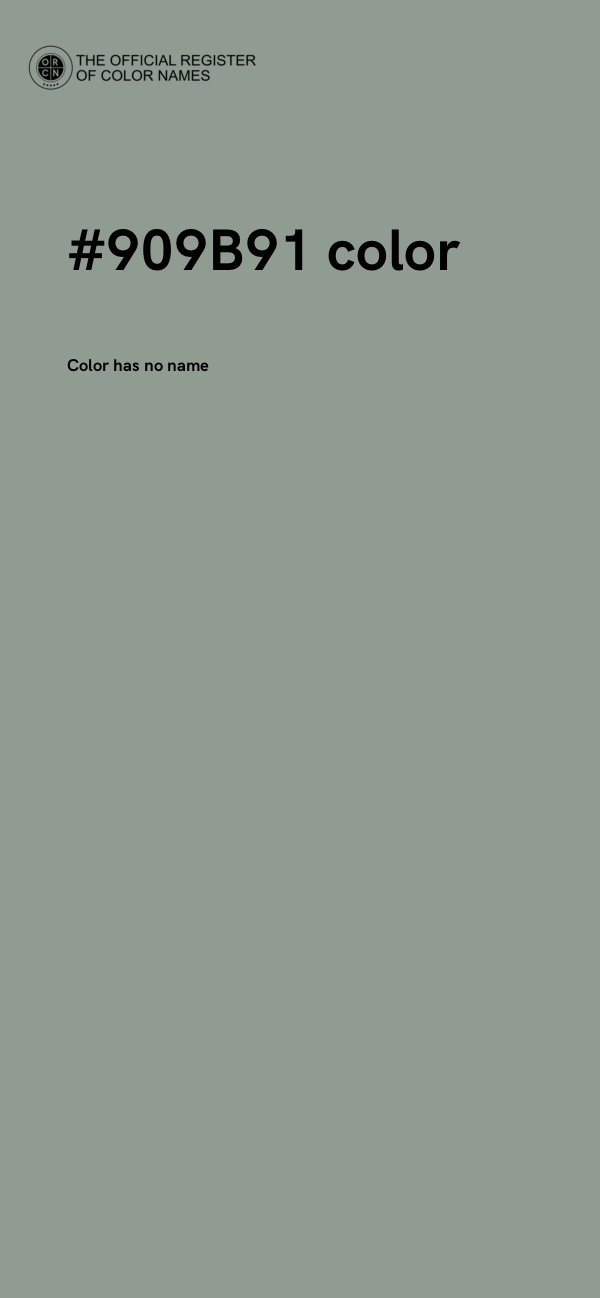 #909B91 color image