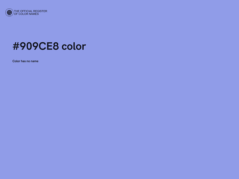 #909CE8 color image