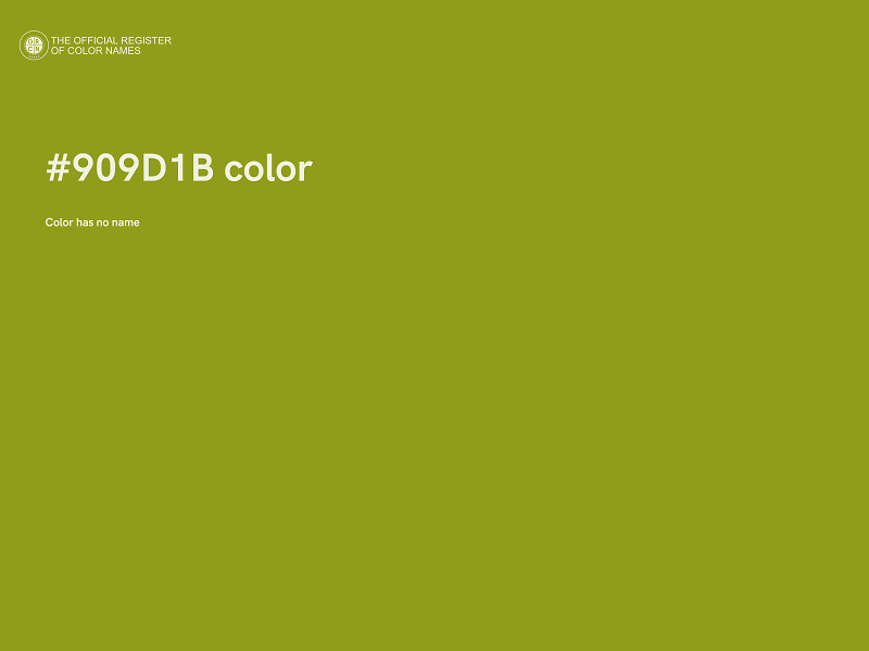 #909D1B color image