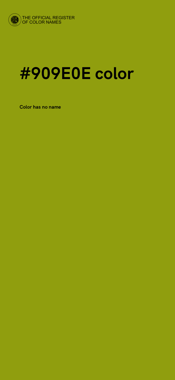 #909E0E color image