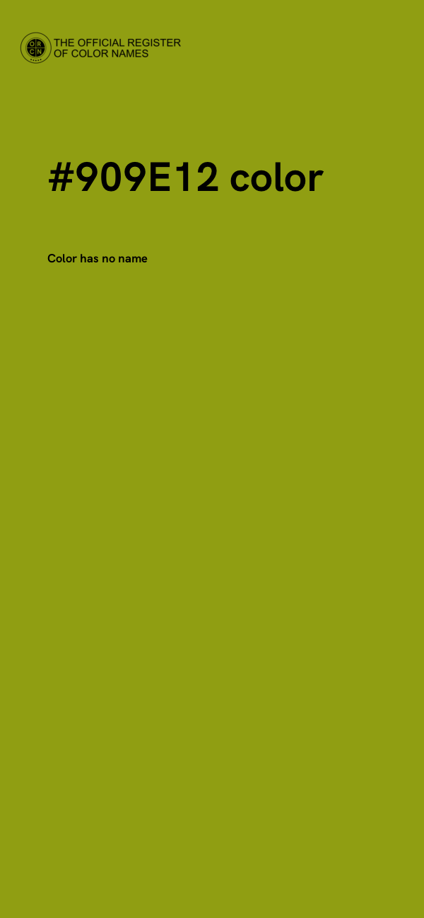 #909E12 color image