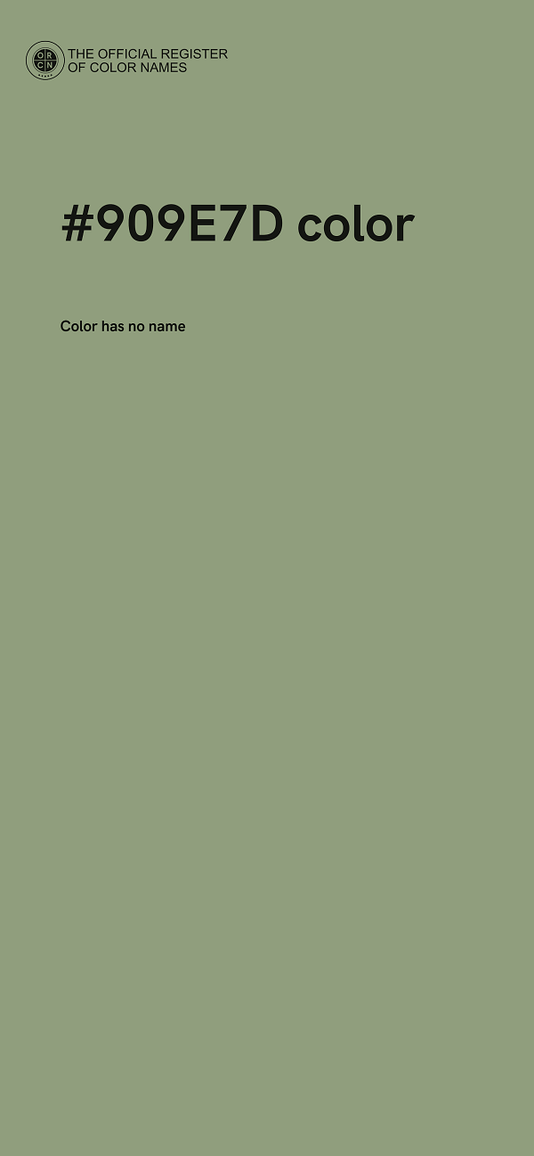 #909E7D color image