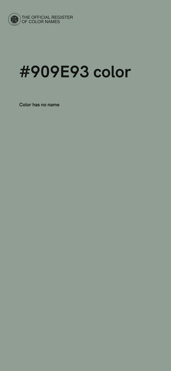 #909E93 color image
