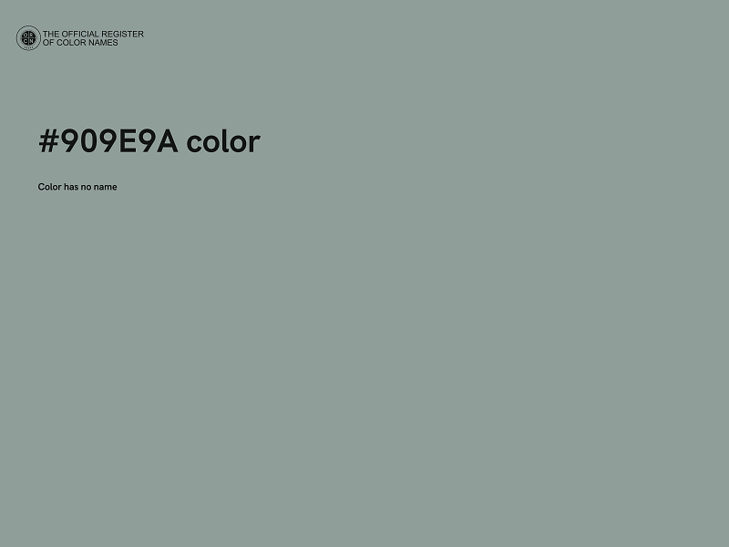 #909E9A color image