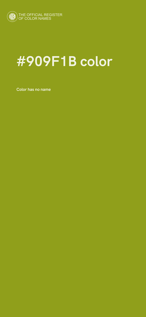 #909F1B color image
