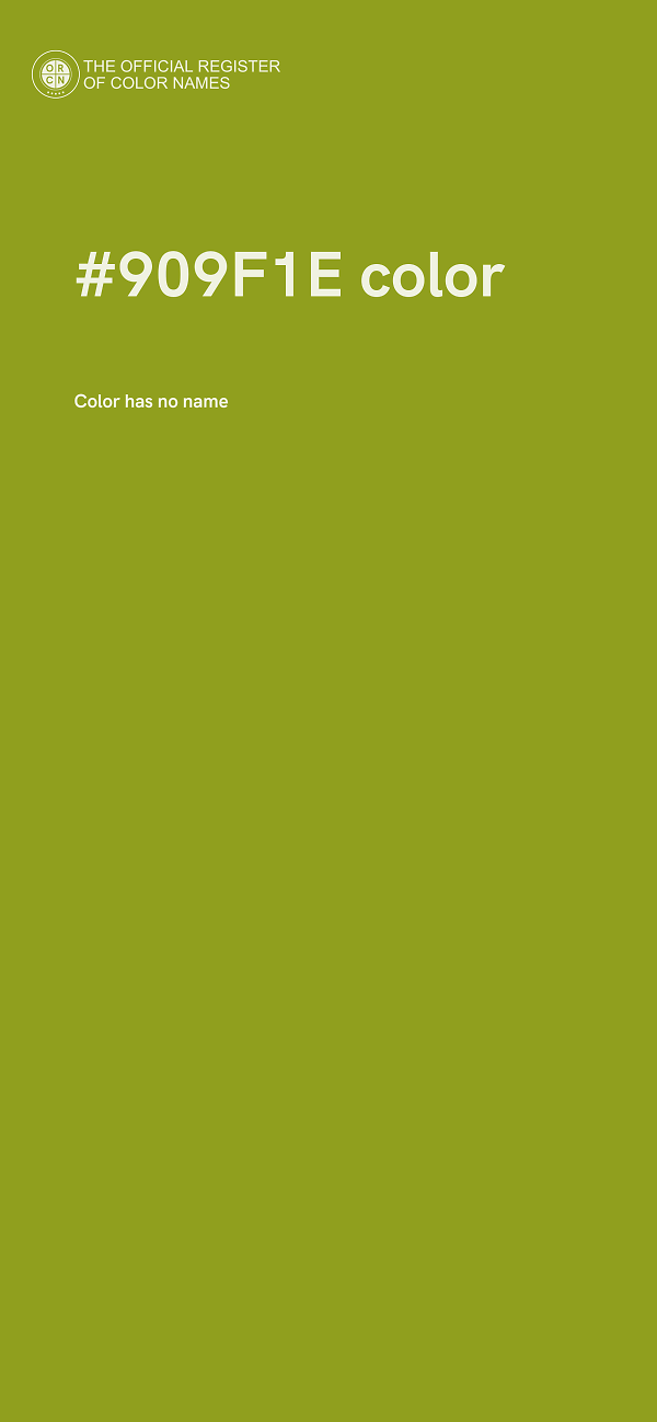 #909F1E color image