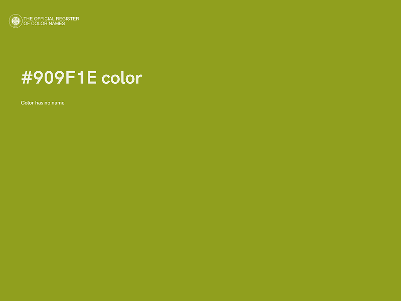 #909F1E color image