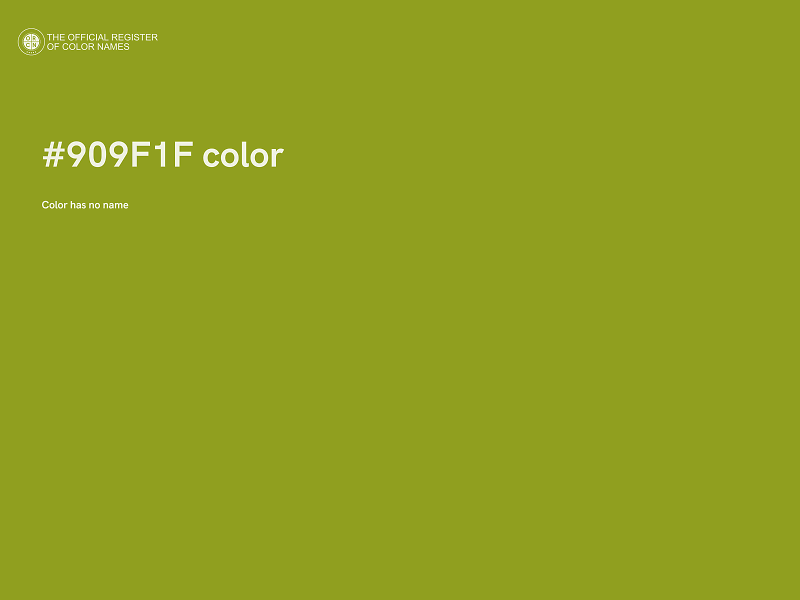 #909F1F color image