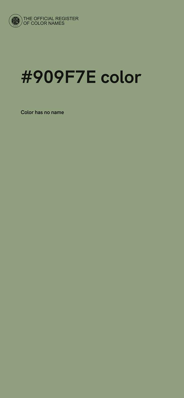 #909F7E color image