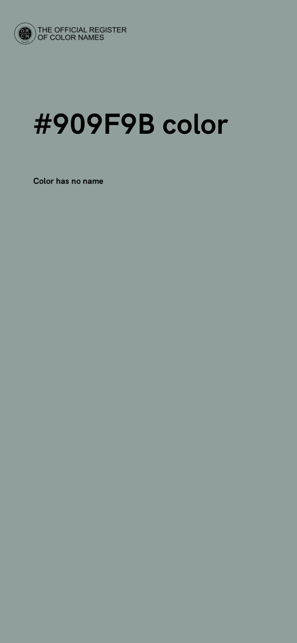 #909F9B color image