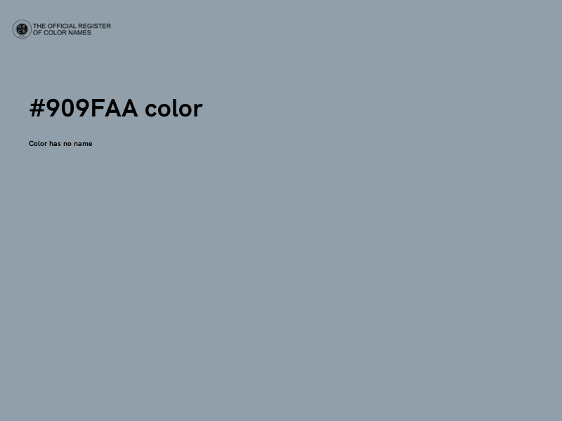 #909FAA color image