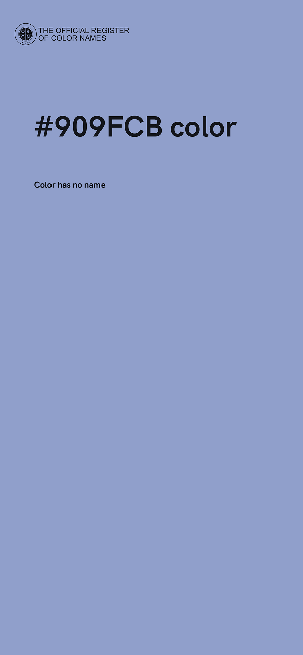 #909FCB color image