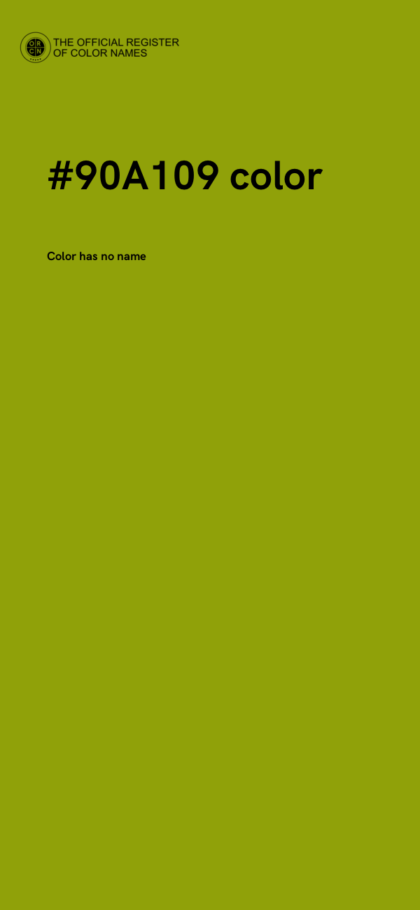 #90A109 color image