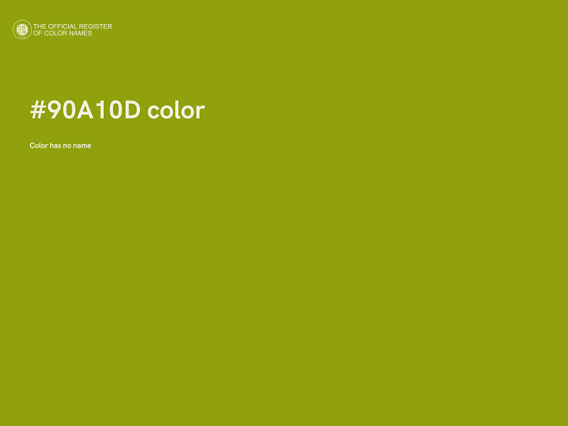 #90A10D color image