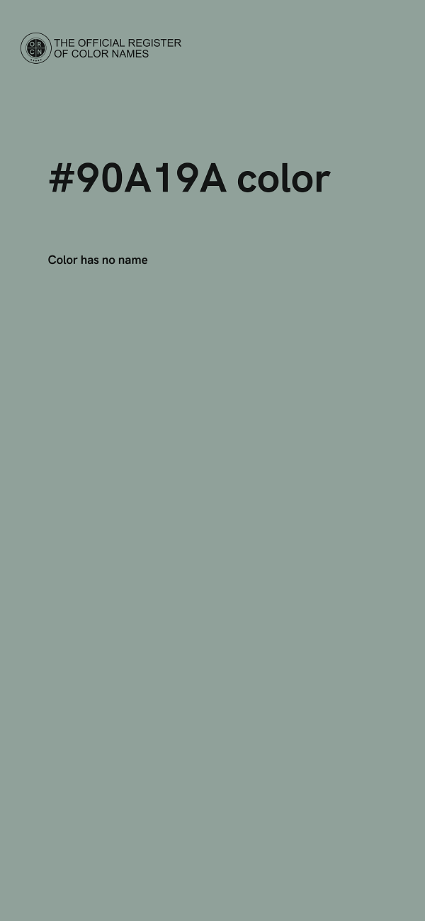 #90A19A color image
